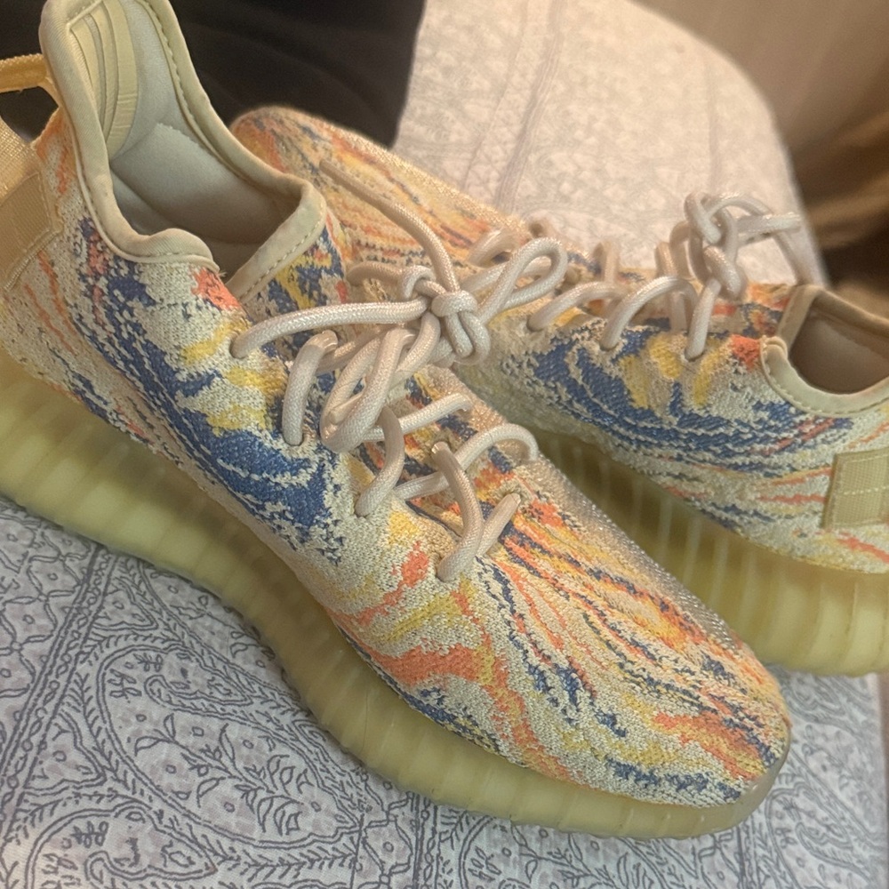 Yeezy Multicolor Knit Sneakers